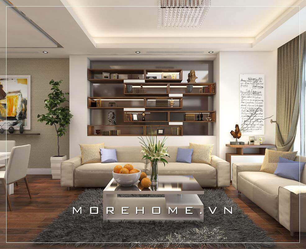 Mẫu sofa chung cư tiện lợi, sang trọng